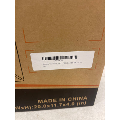 Abestorm Crawlspace Ventilation Fan w Humidistat & Thermostat, 220CM Electric