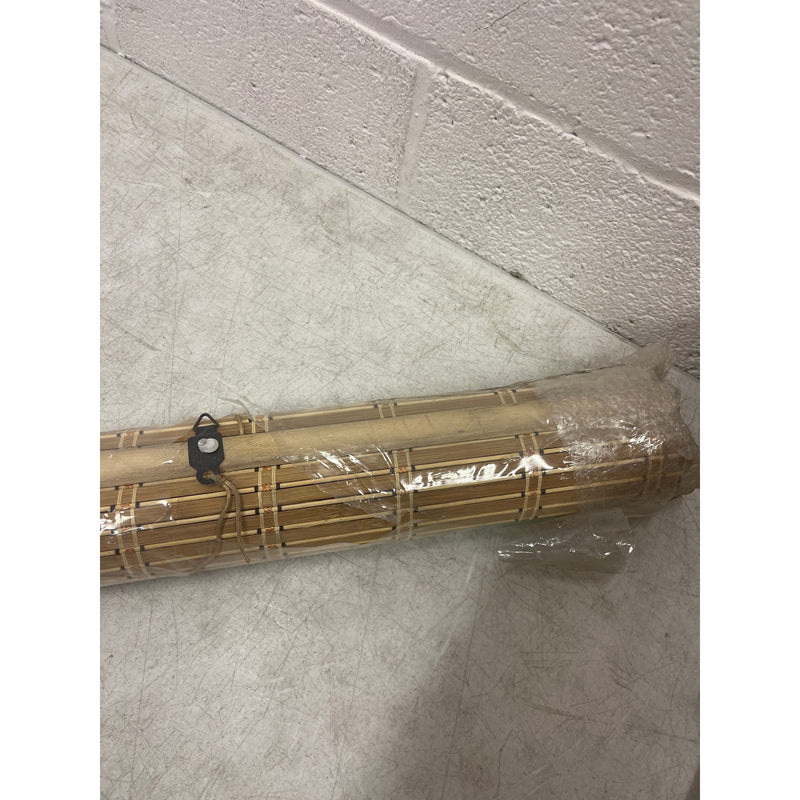 60" Wide Bamboo Blind Window Shades, Corded - Brown UNKNOWN LENGTH
