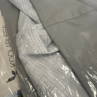 Koolaburra UGG Pet Reversible Raincoat Dog Hooded Jacket 20-21" Collar, Gray XL