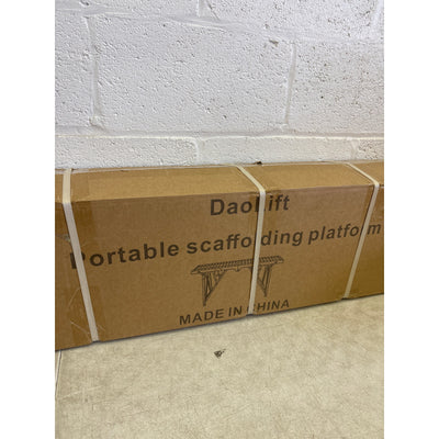 DaoLift 70.87"x9.84" Carbon Steel Scaffolding Platform Work Bench 660 LBS