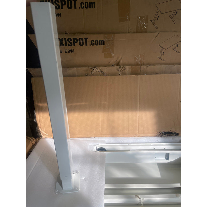 FlexiSpot Standing Desk 48" x 24" Electric 6 Button, White, E9W SEE DETAILS