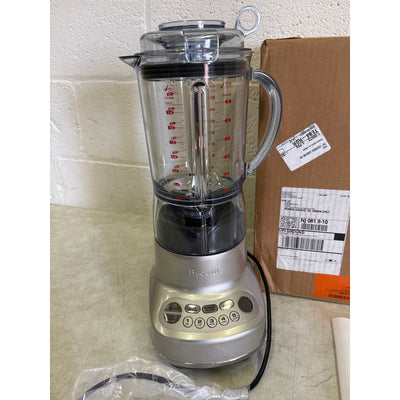 Breville Fresh and Furious Blender, Silver 5 Speed LCD Display REMANUFACTURED