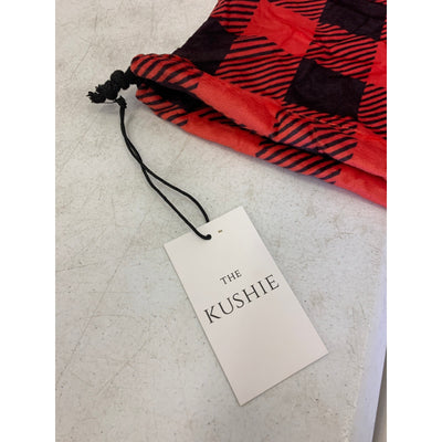 Plush Plaid Kushie Keeps Feet Warm, 1 Size Fits All