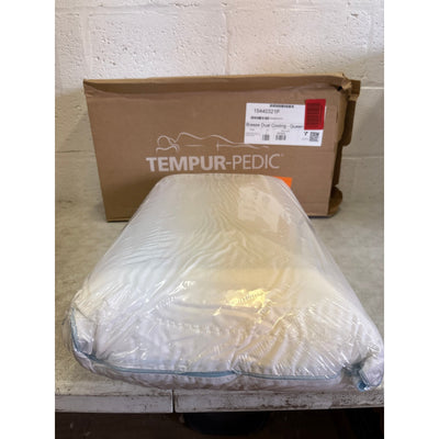 Tempur-Pedic TEMPUR-Cloud Dual Cooling Pillow, Queen, White 27 x 19 x 6.4 Inches