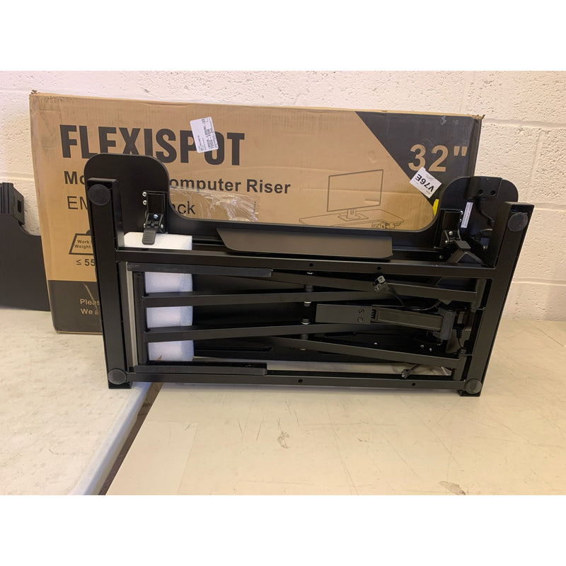 Damaged Top, FLEXISPOT Motorized Standing Desk Converter 32" Black