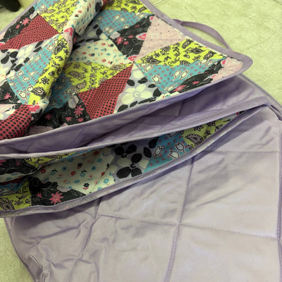 58"x70" Stadium Blanket, Folds Into Easy to Carry Bag w Shoulder Strap, Abstract