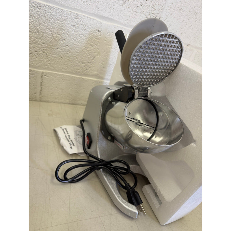 VIVOHOME Electric Dual Blades Ice Shaver, Snow Cone Machine, Metal. Silver
