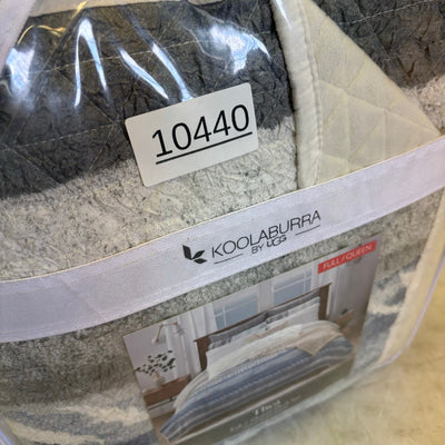 Koolaburra by UGG Thea 3pc Quilt Set Quilt & 2 Shams, Full/Queen - Blue Abstract