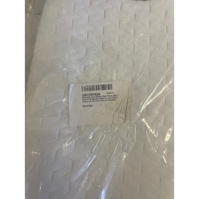 Retoreath Bed Pillow Firm Enhanced Neck Support & Breathability 19" x 12"