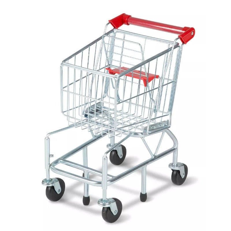 Melissa & Doug Toy Shopping Cart With Sturdy Metal Frame 20.2 x 15 x 14 inches