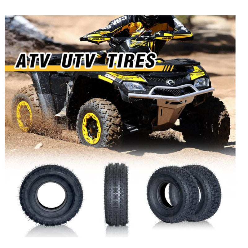 Set-of-2 19x7-8 ATV UTV Sport Tires All Terrain Tubeless Tire Front Left & Right