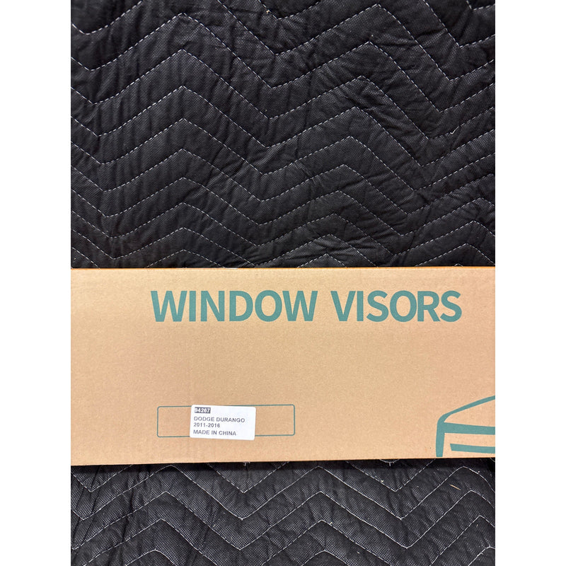 Window Visors Rain Guards Dodge Durango 2011-2016 Tape on Window Wind Deflectors