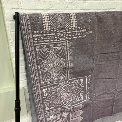 Nicetown 6'x9' Area Rug Thin Machine Washable Non-Slip Stain Resistant - Gray