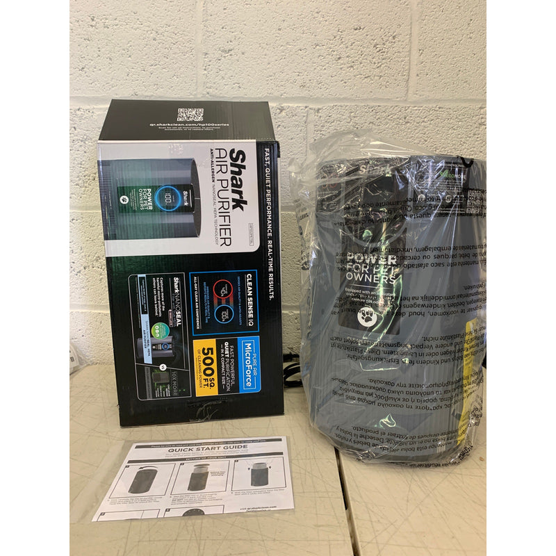 Shark Air Purifier Clean Sense for Home HEPA Technology for Allergies HP102PETBL