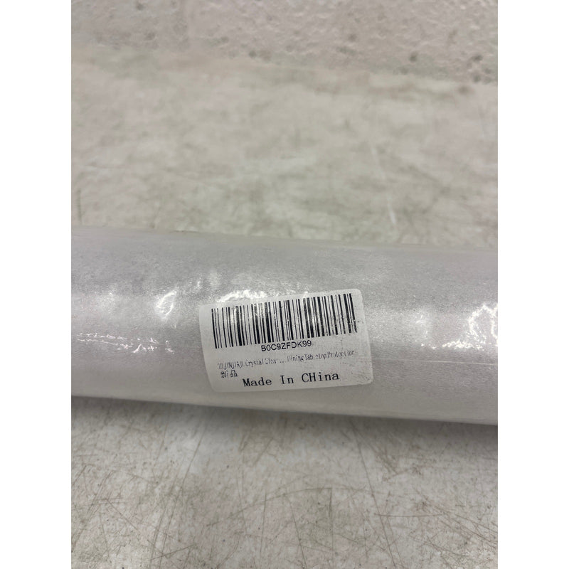 ZIJINJIAJU- 22x60 Inches Rectangle Clear Desk Mat Waterproof Plastic Table Cover