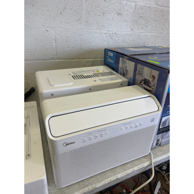 Midea 10,000 BTU Smart Inverter U-Shaped Window Air Conditioner 450 SqFt - White