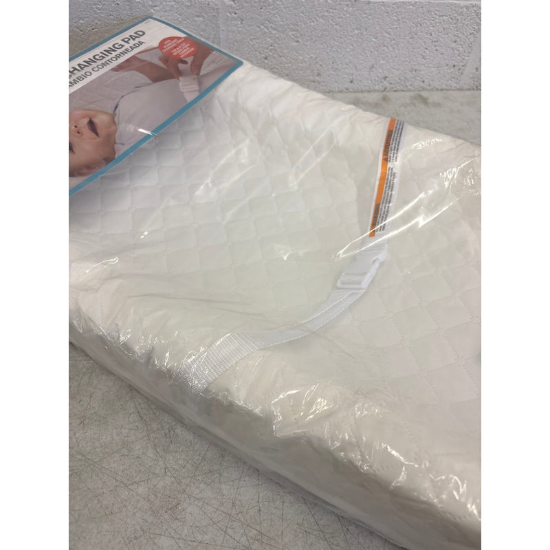 Summer Infant Contoured Changing Pad 32 x 16 inches with Safety Buckle - White