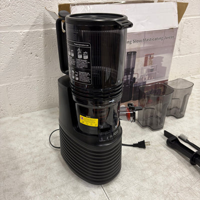 Topzee Self feeding Slow Masticating Juicer, One Speed JE120-32M00B