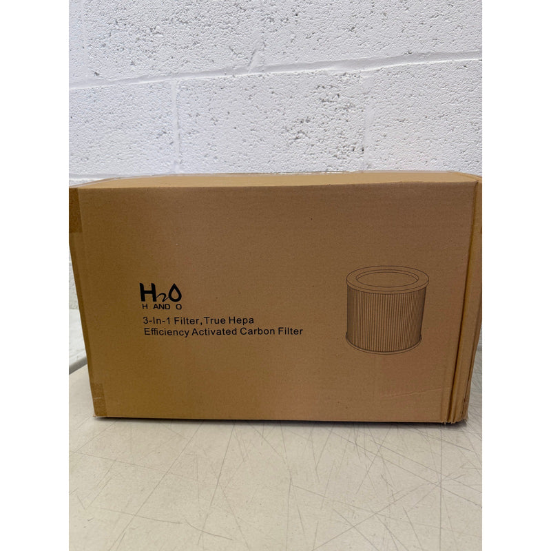 2-pack 3-in-1 Filtration, True HEPA Efficiency Carbon Filter, C600 Replacement