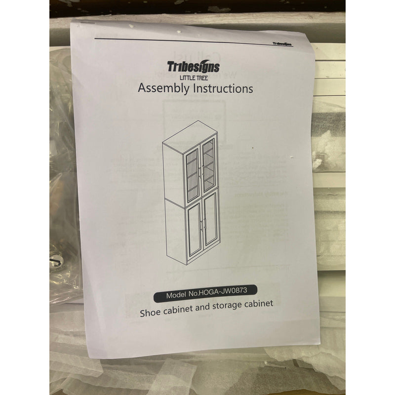 Tribesigns Kitchen Pantry Cabinet, 69" Tall Storage Cabinet Food Pantry - White