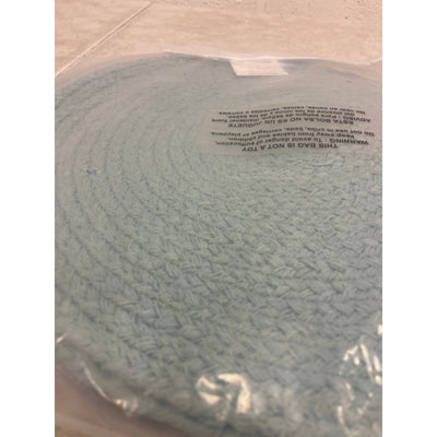 Better Trends set-of-4 Place MatsCotton Heat-Resistant 15" Round Set of 4, Aqua