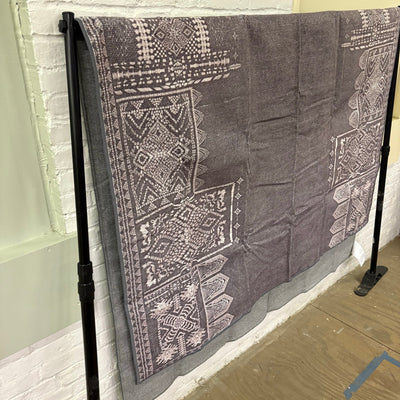 Nicetown 6'x9' Area Rug Thin Machine Washable Non-Slip Stain Resistant - Gray