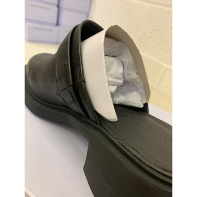 Aerosoles Grunda Comfortable Women's Molded Block Heel Mule Black Leather 9.5