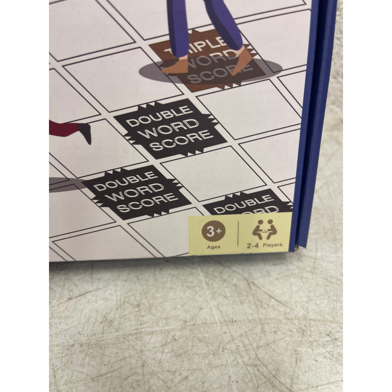 Scrabble Crossword Board Game Classic Original Wooden Tiles Racks 2-4 Player