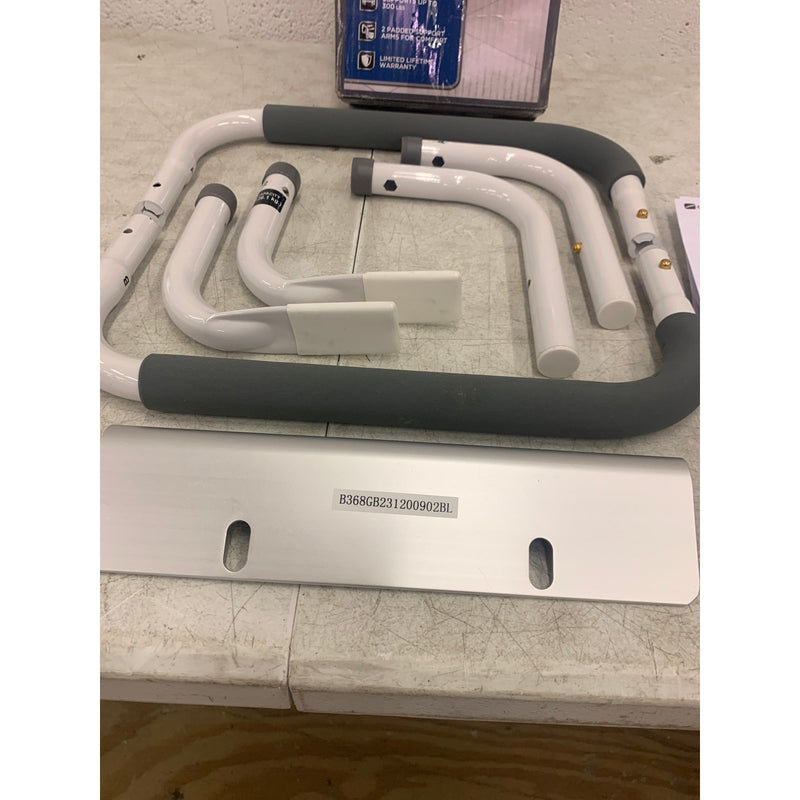 Glacier Bay Toilet Support Rail Adjustable Grab Bar - White - FGB368GB