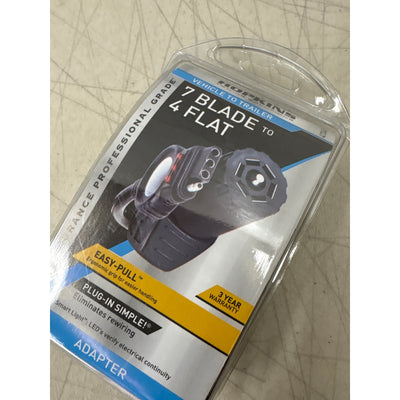 Hopkins 47348 Endurance Easy Pull LED Test 7 Blade to 4 Flat Flex Towing Adapter