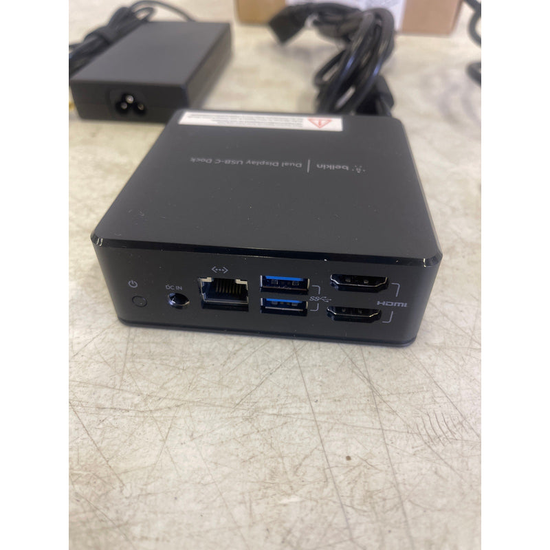 Belkin USB-C Docking Station USB Hub Dual 4k Computer Monitor Display Dual HDMI