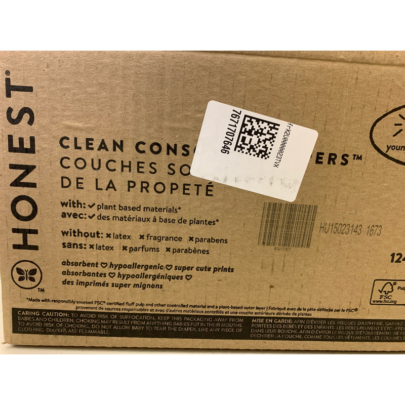 Pack of 217 The Honest Company Clean Conscious Diapers Plant-Based, Size 2