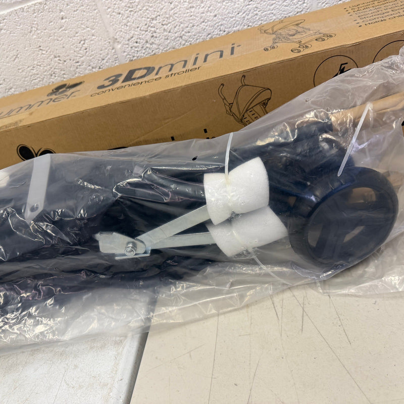 Ingenuity 3D Mini Convenience Stroller, Lightweight Compact Fold - Black & Gray