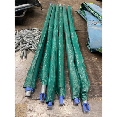 UNKNOWN SIZE Machrus Upper Bounce Round Trampoline Set with Safety Enclosure