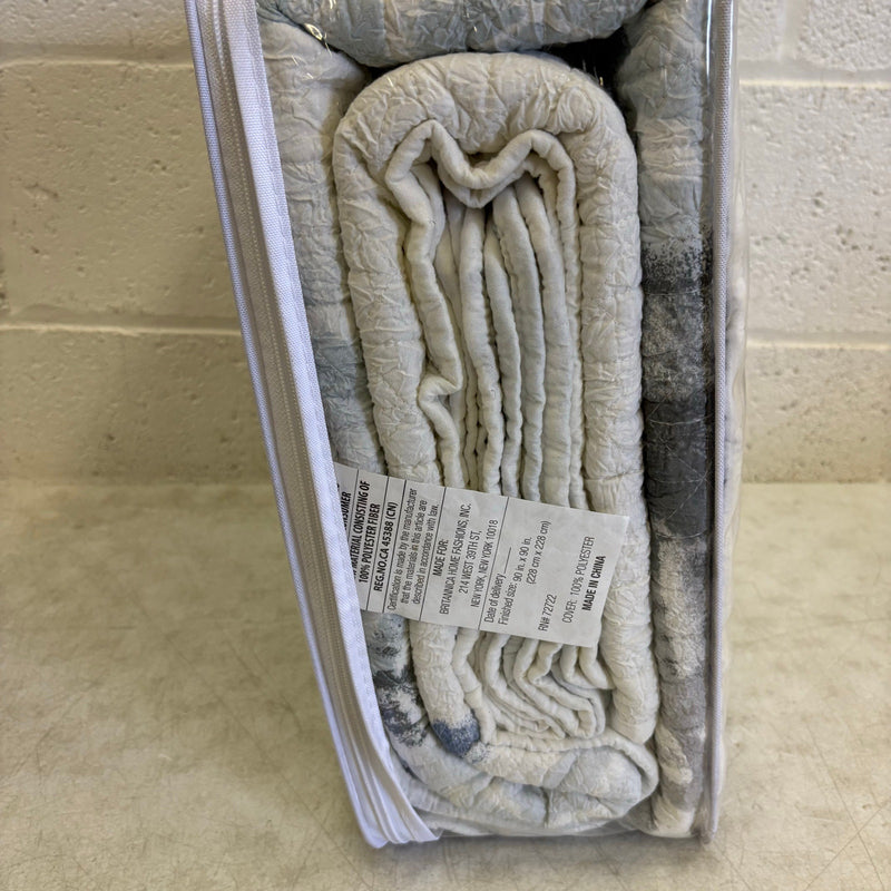 Koolaburra by UGG Thea 3pc Quilt Set Quilt & 2 Shams, Full/Queen - Blue Abstract