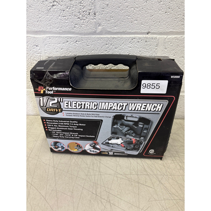 Performance Tool Impact Wrench 1/2-Inch Drive and 110-Volt, Power Tools W50080