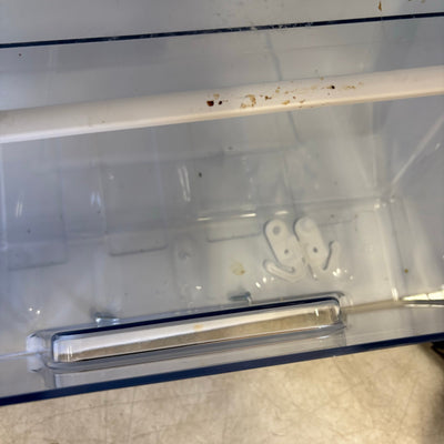 Whirlpool 3.1cu ft Mini Refrigerator & Freezer, Stainless Steel 2 Shelfs, Ding /Dent