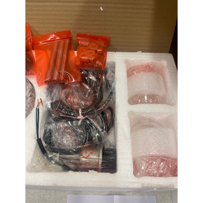 3-Pack Dolaimi House 1-Light Kitchen Island Pendant Ceiling Light 6.5" Glass