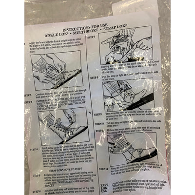 Swede-O Ankle Lok Support with Knit Tongue, Small Ankle Brace White Sprain Brace