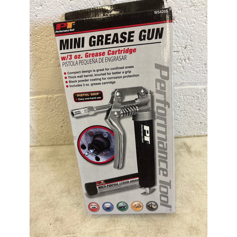 Performance Tool Mini Pistol Grip Grease Guns, 1/8" NPT Automotive Tools W54205