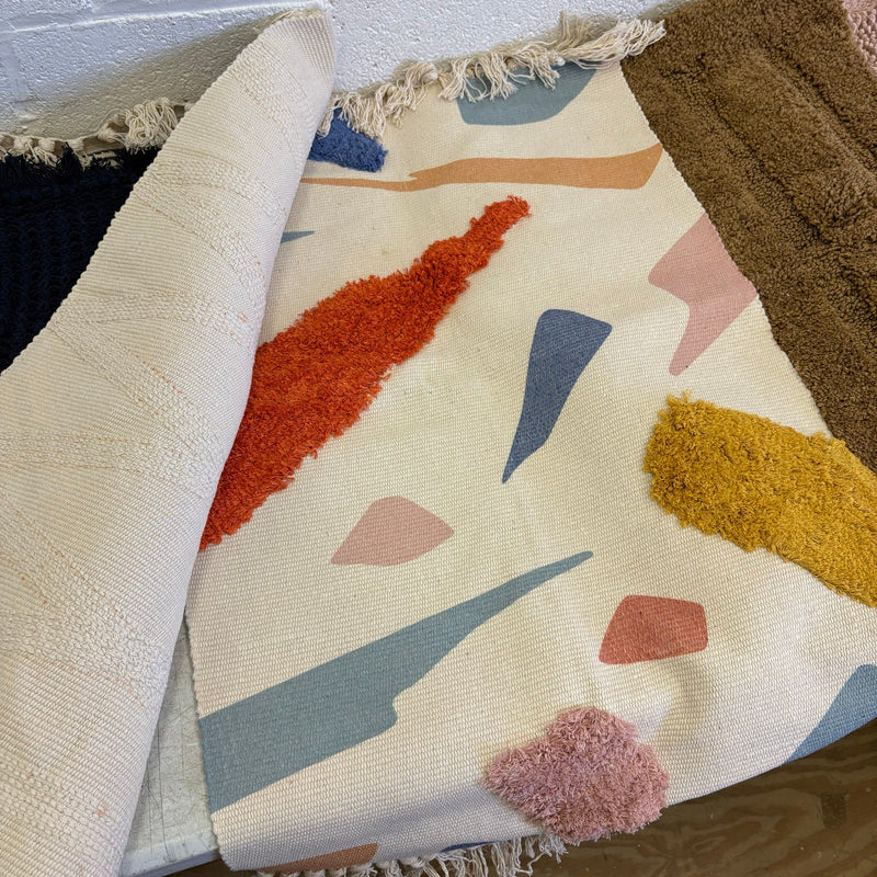 Set-of-8 Small Rugs, Extra Soft, for Bathroom, Kitchen, Door Mat, Non-Slip