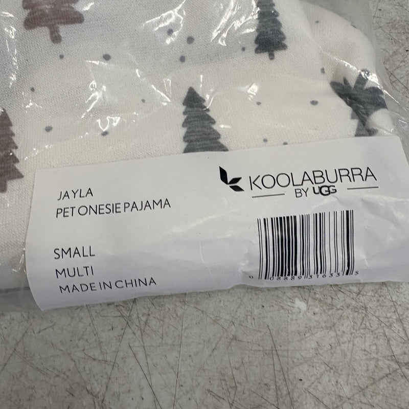 Koolaburra UGG Pet Jayla Pajama Shirt for Dog 12-13" Collar, Tree Design, Small
