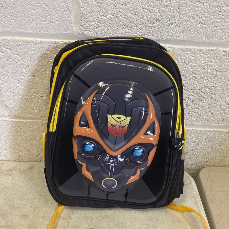 Bumblebee Backpack 3D Bumblebee School Bag, Lightweight, Adjustable, 15x12x5.5"