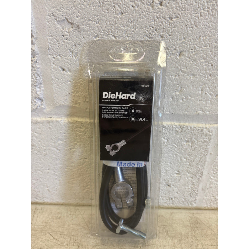 DieHard Battery Cable Top Post 36" Long 4 Gauge Positive/Negative Terminal 45125
