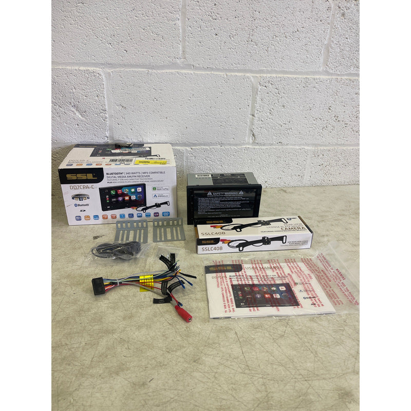 Sound Storm DD7CPA-C Car Audio Stereo., Apple & Android Auto, 7" Screen & Camera