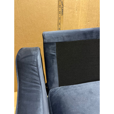 52x31x29" Sectional Couch PIECE, Love Seat, Living Room Furniture, Soft Velvet - Dark Blue