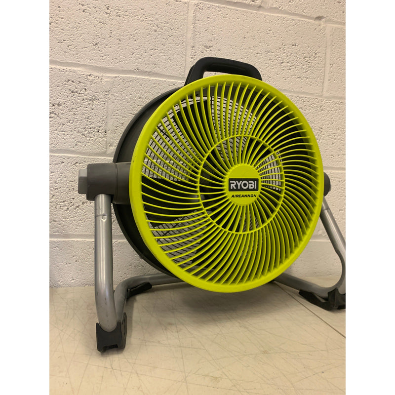 RYOBI ONE+ 18V Cordless Hybrid WHISPER SERIES 14 in. Air Cannon Fan (FAN ONLY)