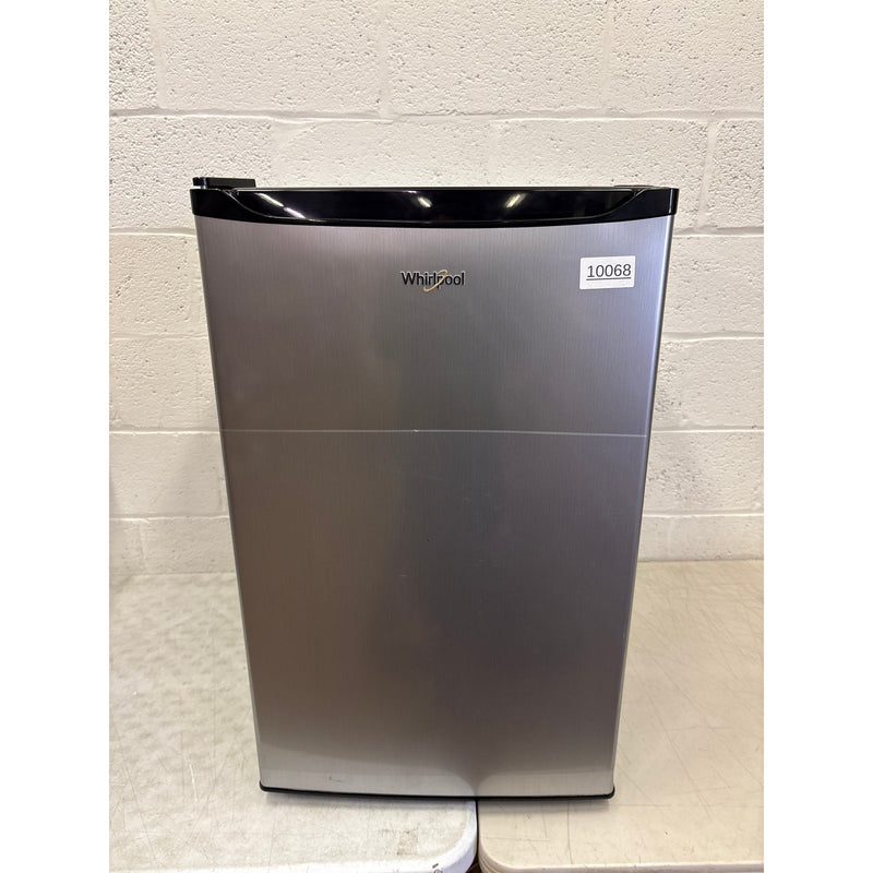 Whirlpool 4.3 cu ft Mini Refrigerator Stainless Steel 2 Shelves & Freezer 120V