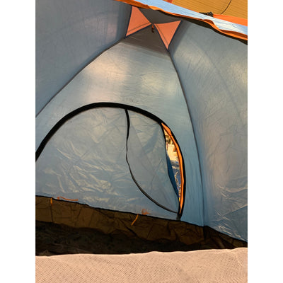 Fangxing Outdoor POP UP TENT ORANGE AND BLUE 5.5' W x 5.5' L x 4'H