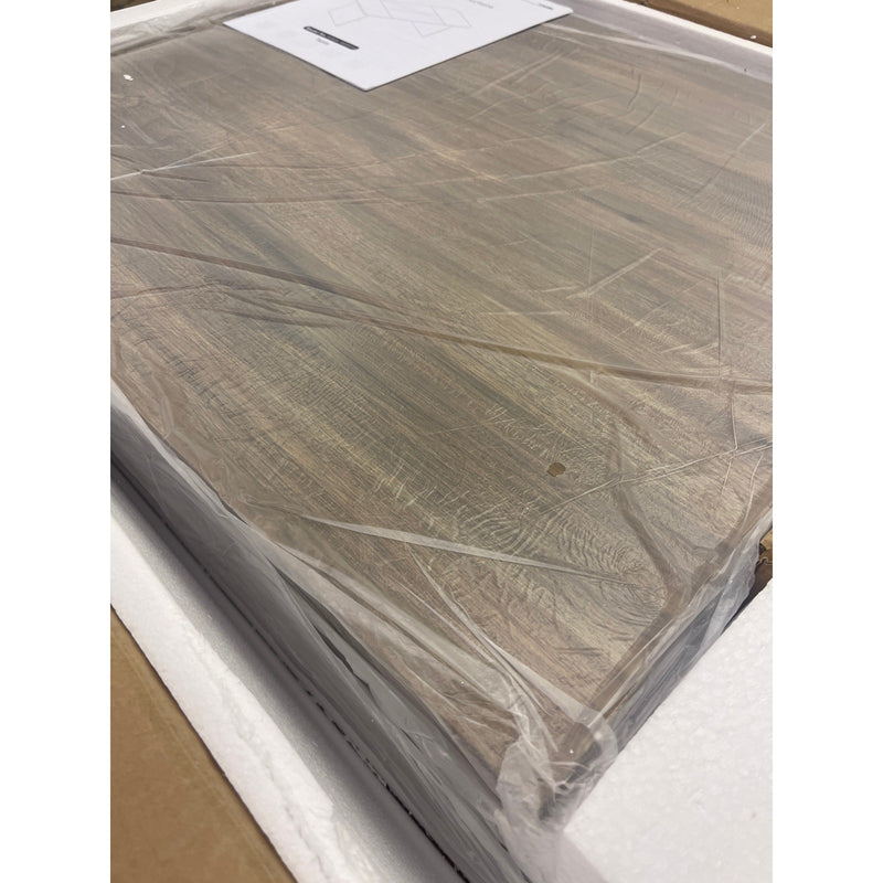 Tribesigns 63-Inch Executive Desk, Rectangular Office Computer Desk, Brown